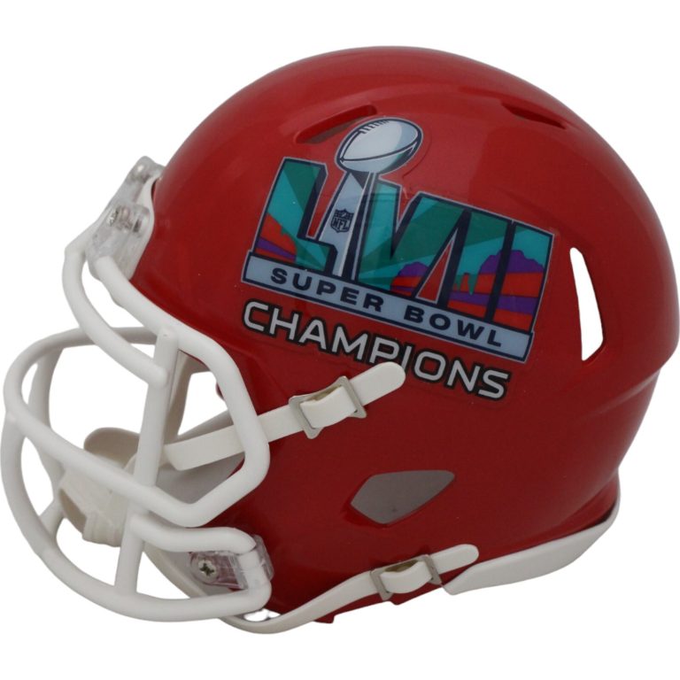 Kansas City Chiefs Super Bowl 57 LVII Mini Helmet Riddell New In Box 39522
