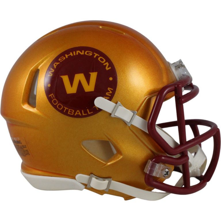Washington Football Team Flash Mini Helmet Riddell New In Box 30740
