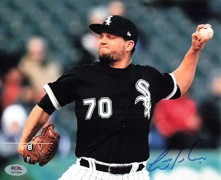 Elvis Araujo Signed Photo PSA Chicago White Sox