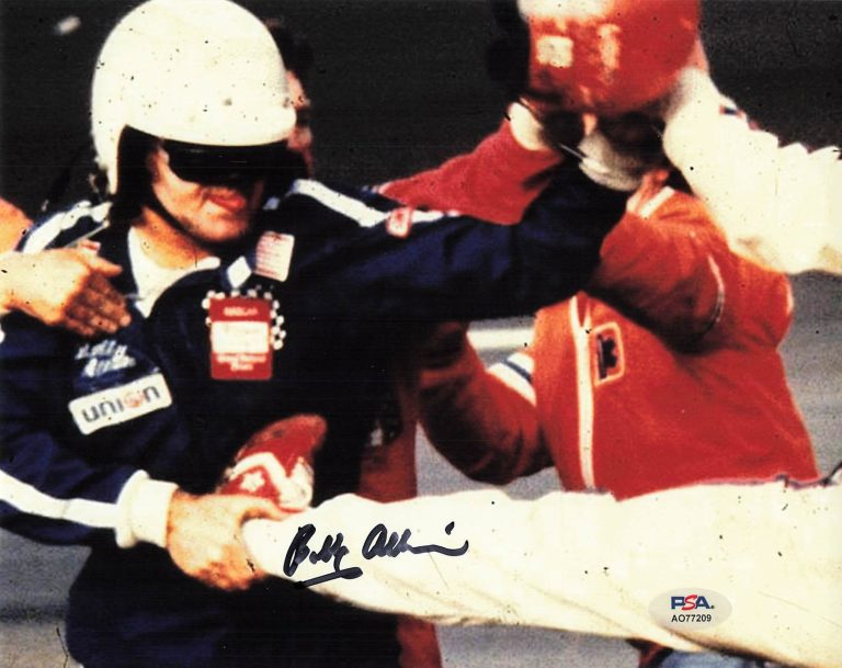 Bobby Allison Signed Photo PSA NASCAR