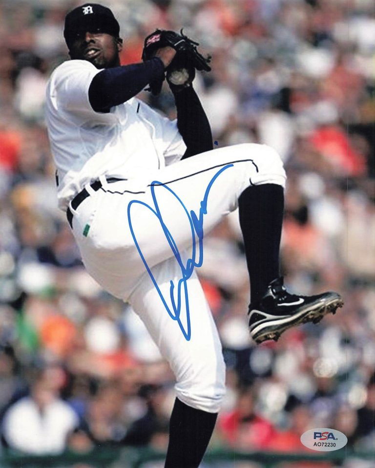 Dontrelle Willis Signed Photo PSA Detroit Tigers