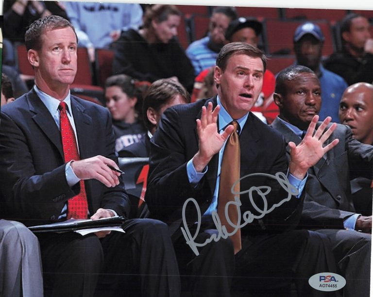 Rick Carlisle Signed Photo PSA Indiana Pacers