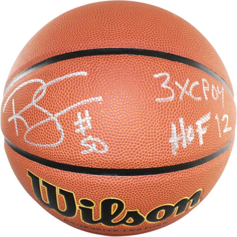 Ralph Sampson Autographed Houston Rockets Wilson Basketball Beckett 59178