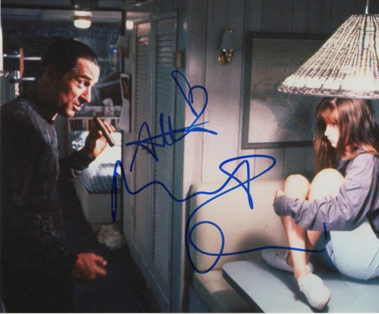 ROBERT DENIRO & JULIETTE LEWIS SIGNED AUTOGRAPH 11x14 PHOTO - CAPE FEAR
