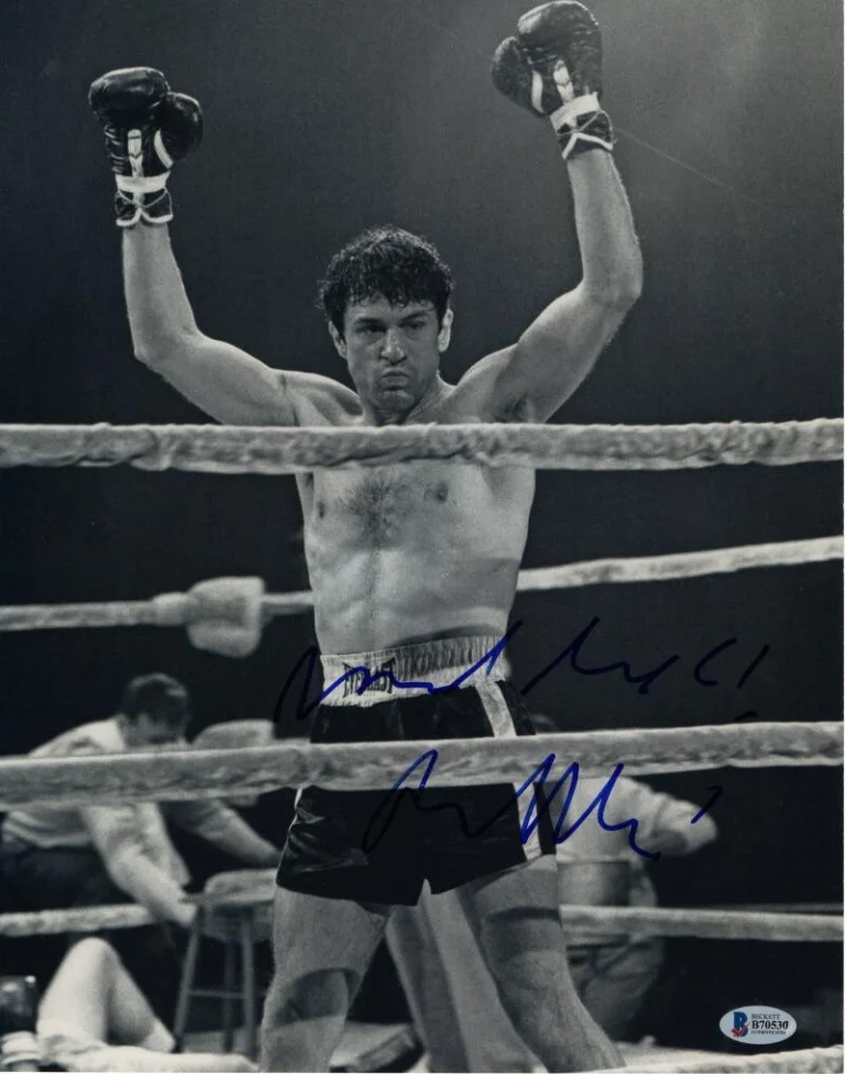 ROBERT DENIRO SIGNED AUTOGRAPH 11x14 PHOTO - TAXI DRIVER, RAGING BULL, BECKETT D