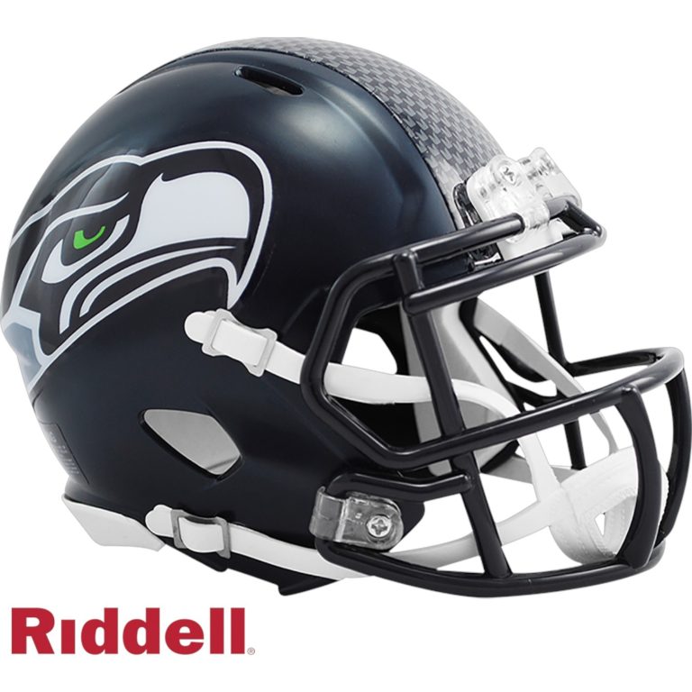 Seattle Seahawks Riddell New In Box Speed Mini Helmet 53315