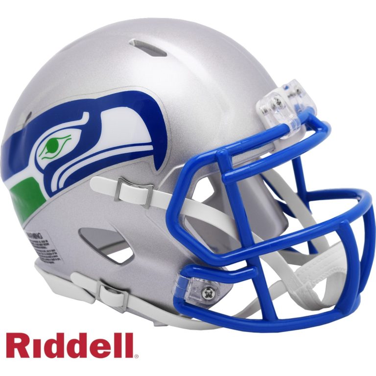 Seattle Seahawks Riddell New In Box Speed Throwback 1983-2001 Mini Helmet 37070