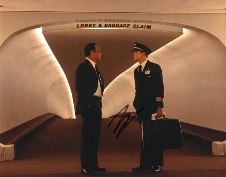 Leonardo DiCaprio Signed Autograph 11x14 Photo Catch Me If You Can w/ Tom Hanks