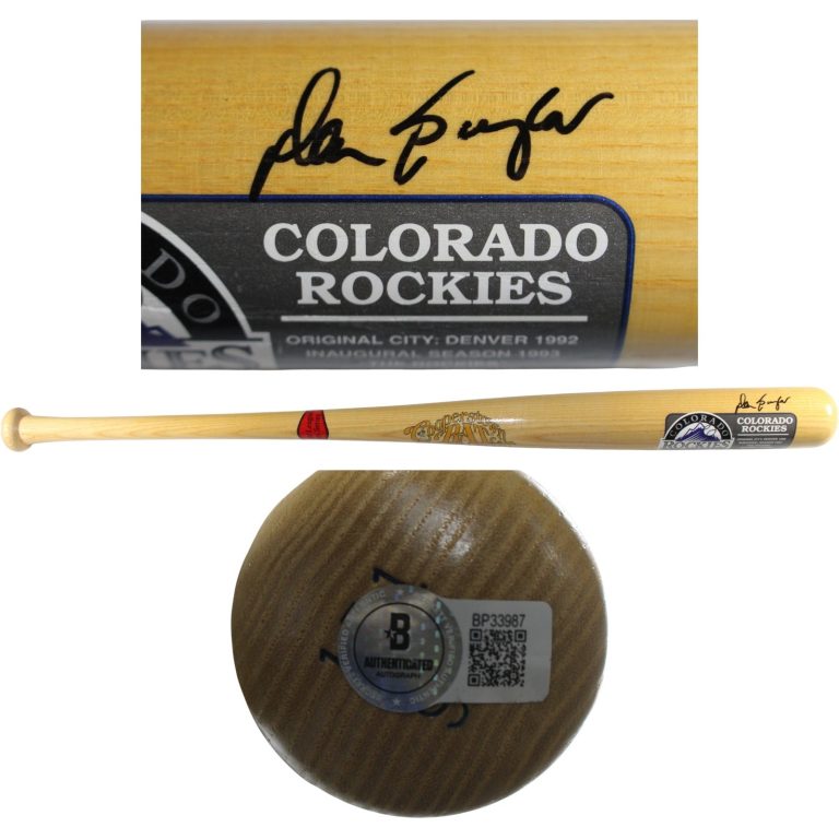 Don Baylor Autographed Colorado Rockies Cooperstown Baseball Bat Beckett 53428