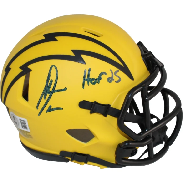 Antonio Gates Autographed San Diego Chargers Rave Mini Helmet HOF Beckett 53619