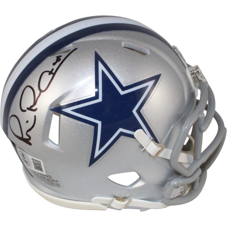Michael Irvin Autographed/Signed Dallas Cowboys Mini Helmet Beckett 53631