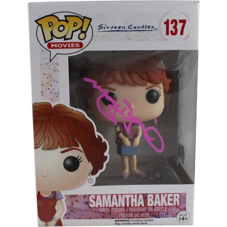 Molly Ringwald Autographed Sixteen Candles Funko Pop! 137 Samantha Beckett 53802