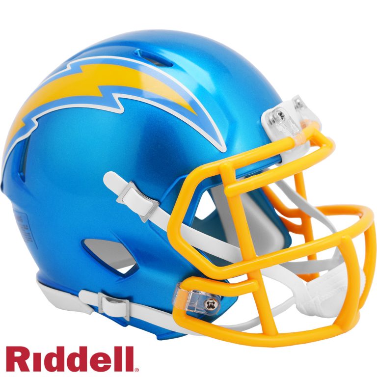 Los Angeles Chargers Flash Speed Mini Helmet Riddell New In Box 30726
