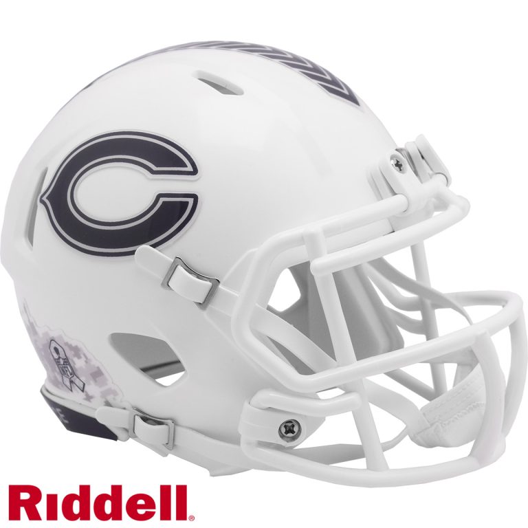 Chicago Bears Riddell New In Box 2024 Salute to Service Mini Helmet 48065