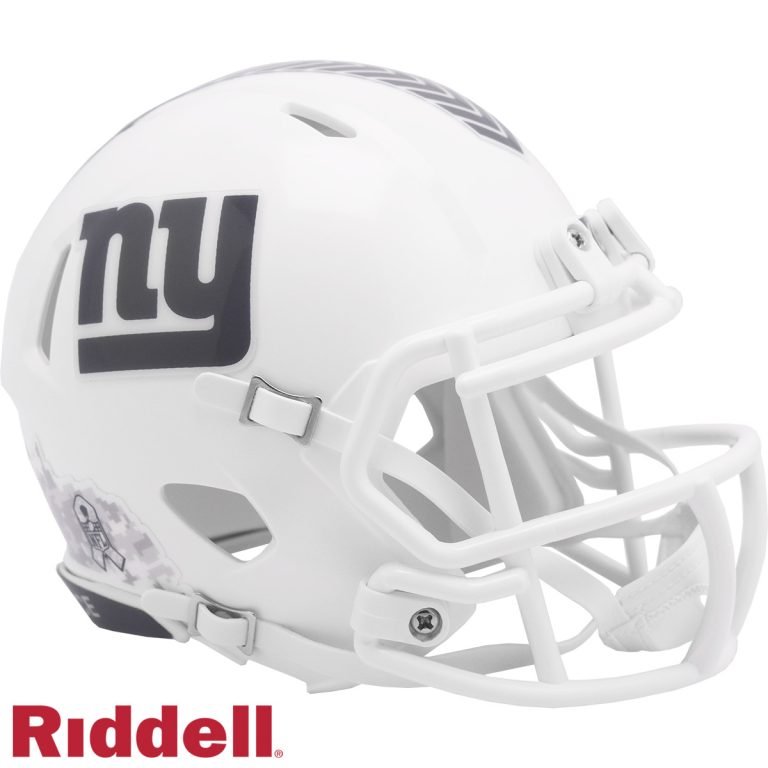 New York Giants Riddell New In Box 2024 Salute to Service Mini Helmet 48098