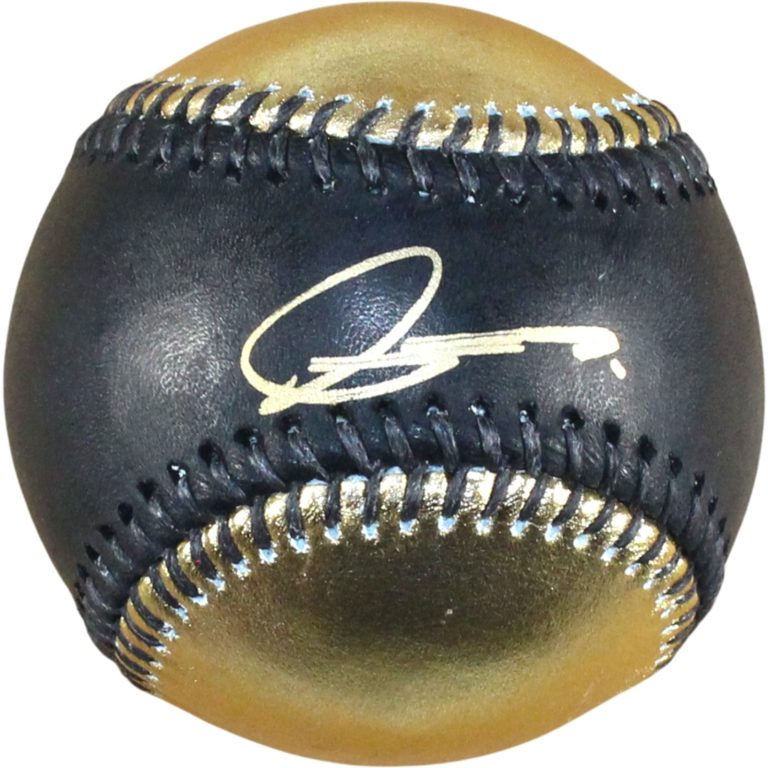 Shota Imanaga Autographed Chicago Cubs OML Black Gold Baseball Fanatics 54544