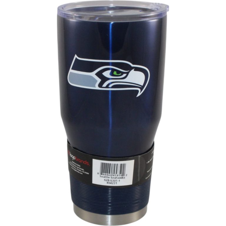 Seattle Seahawks 30oz Stainless Steel Tumbler Drink Ware New 34842