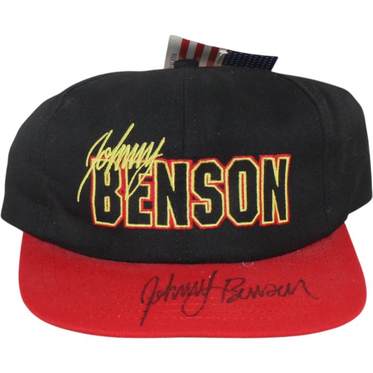 Johnny Benson Autographed Pennzoil Racing Snapback Racewear Hat Beckett 55002