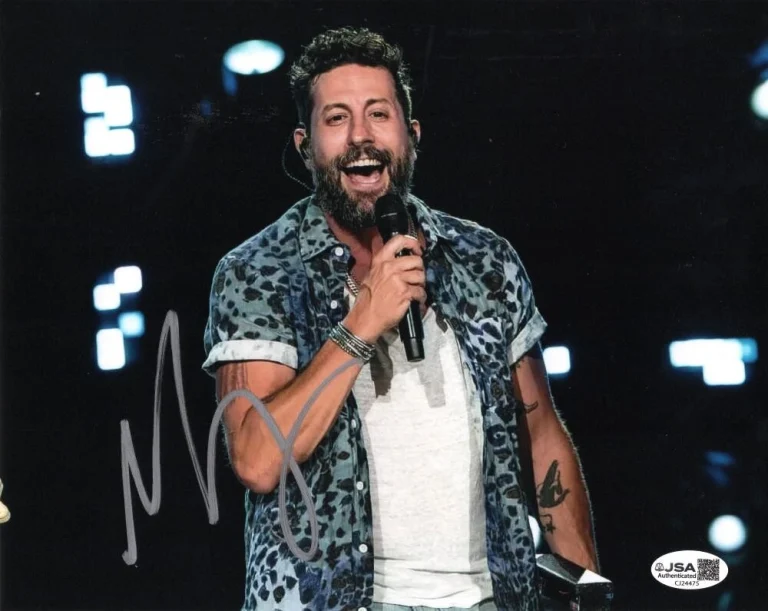 Matthew Ramsey Signed Autograph 8x10 Photo - Country Music Stud Barbara JSA COA