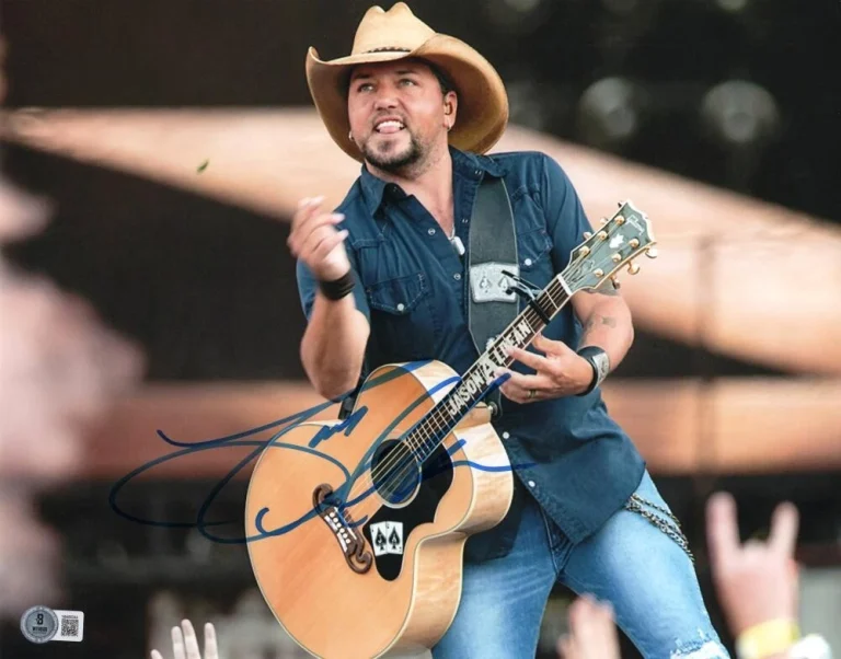 Jason Aldean Signed Autograph 11x14 Photo - Songs About Us w/ Beckett COA