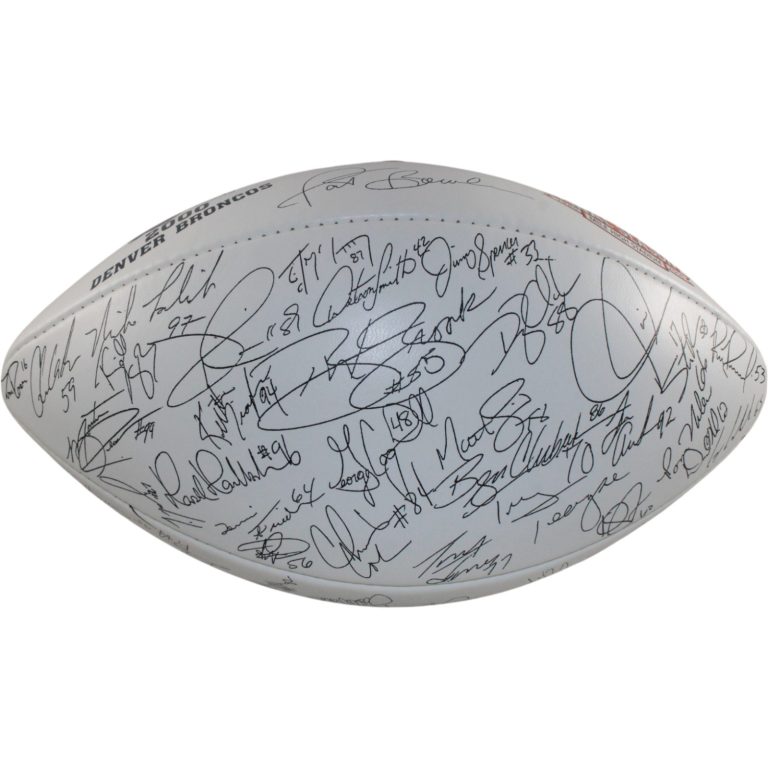 Denver Broncos Wilson Football 2000 Final Season Facsimile Logo Football 55327