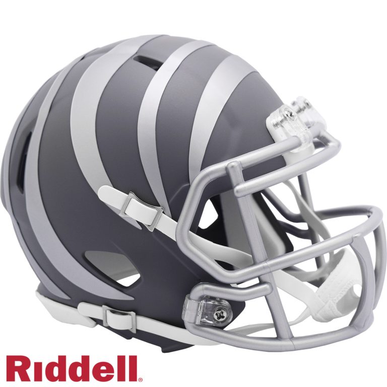 Cincinnati Bengals Slate Riddell Mini Helmet New In Box 42111