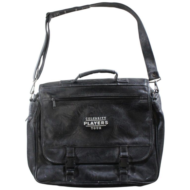 Celebrity Players Golf Tour Vintage Leather Travel Bag 55671