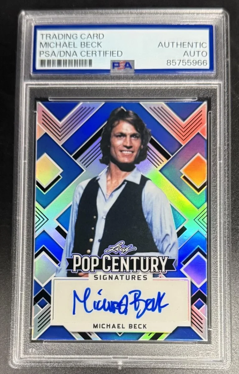 Michael Beck Warriors Signed Autograph Original PSA/DNA COA Slabbed Trading Card