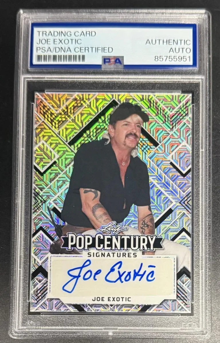 Joe Exotic Tiger King Signed Autograph Original PSA/DNA COA Slab Trading Card