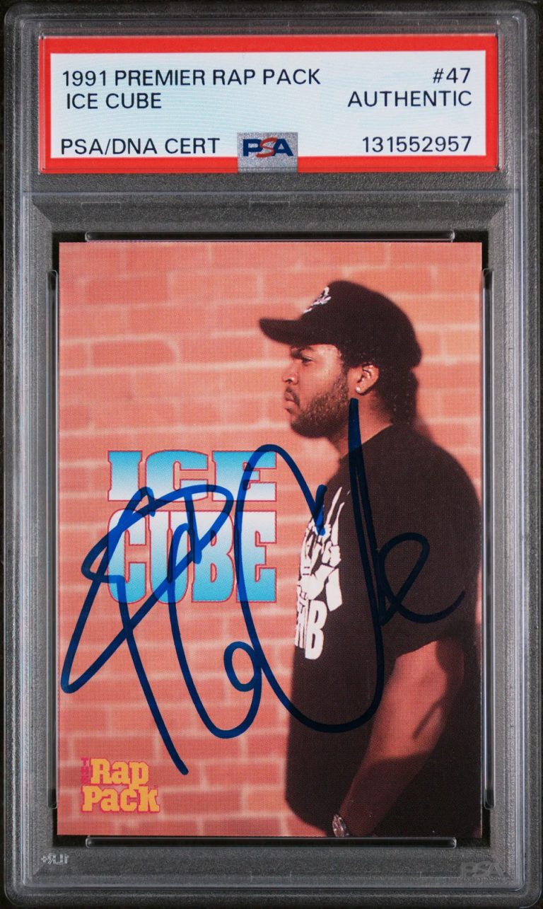 1991 Premier Rap Pack Ice Cube #47 PSA A