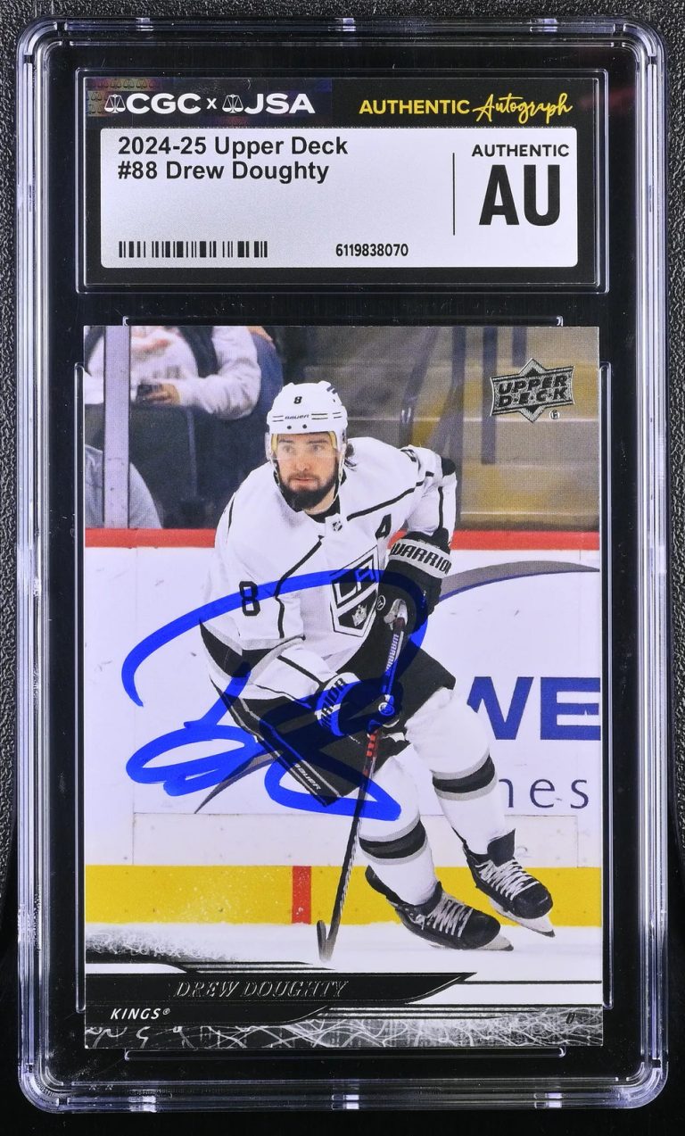 Drew Doughty 2024-25 Upper Deck #88 Signed Card CGC Authentic JSA Auto Auth