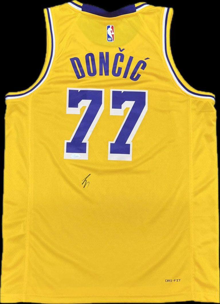 Luka Doncic Signed Los Angeles Lakers Jersey PSA