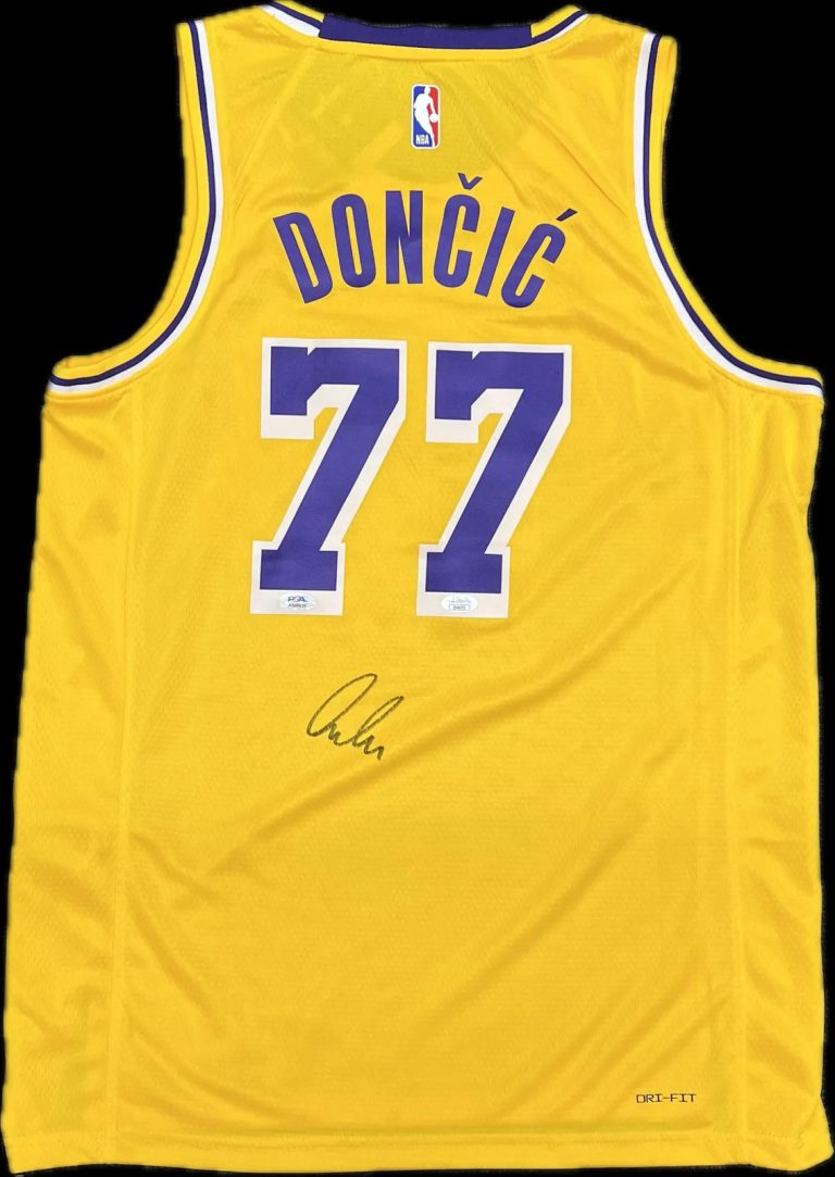 Luka Doncic Signed Los Angeles Lakers Jersey PSA