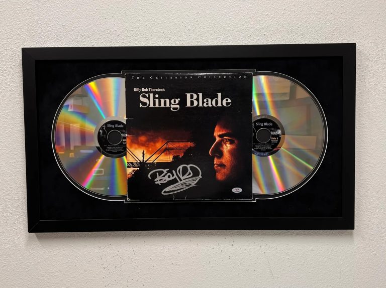 Billy Bob Thornton Signed Movie LaserDisc Custom Framed PSA/DNA Auto Sling Blade