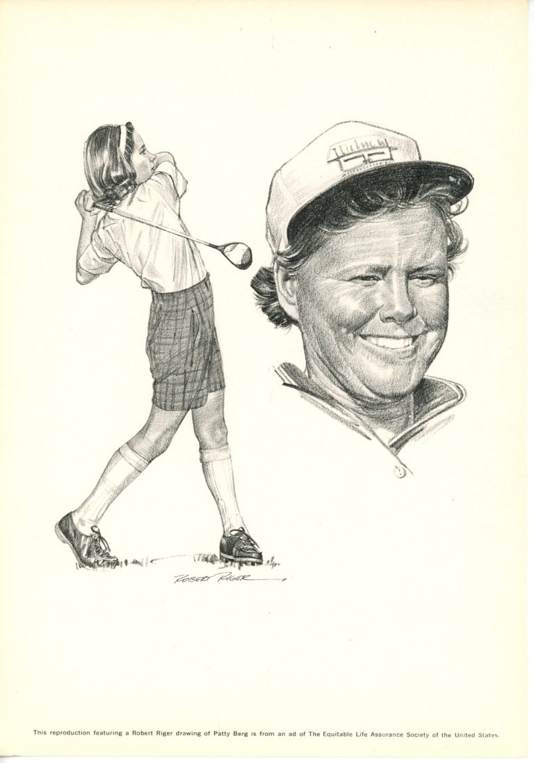 Hagen, Berg, Boros, Demarat Lot of 4 Golf Robert Riger Drawings 55922