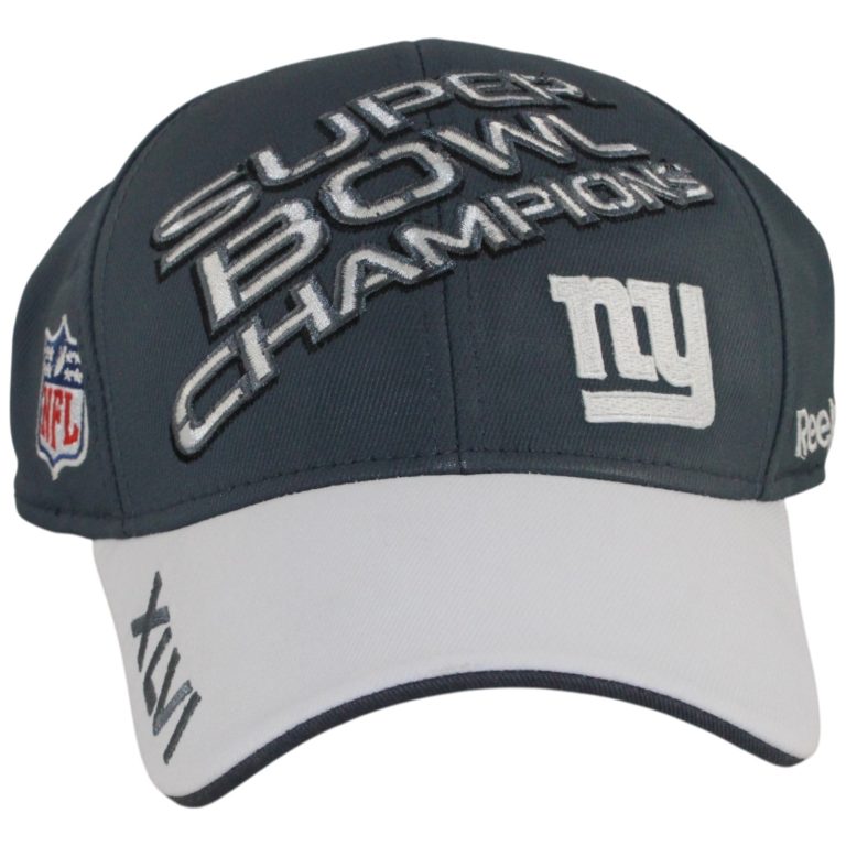 New York Giants Super Bowl XLVI Reebok Stretch One-Fit Hat 56038