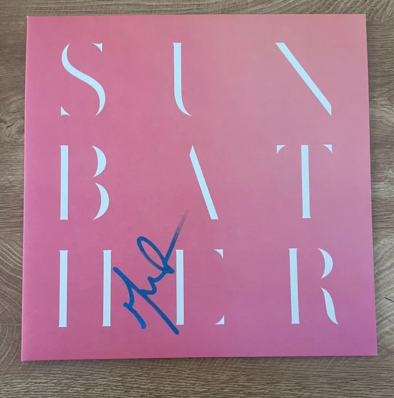 * DEAFHEAVEN * signed vinyl album * SUNBATHER * GEORGE CLARKE *