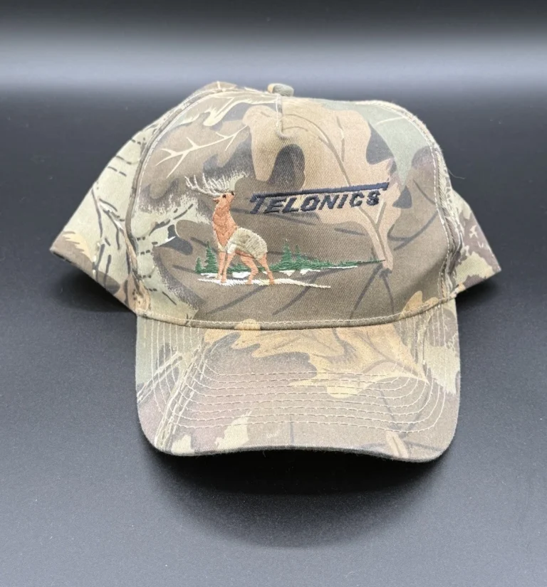 Vintage Telonics Snapback Deer Hunting Camo Otto Hat Rare