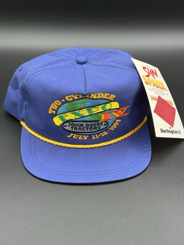 Vintage John Deere 1994 Two Cylinder Expo IV Hat With Tags K Products USA