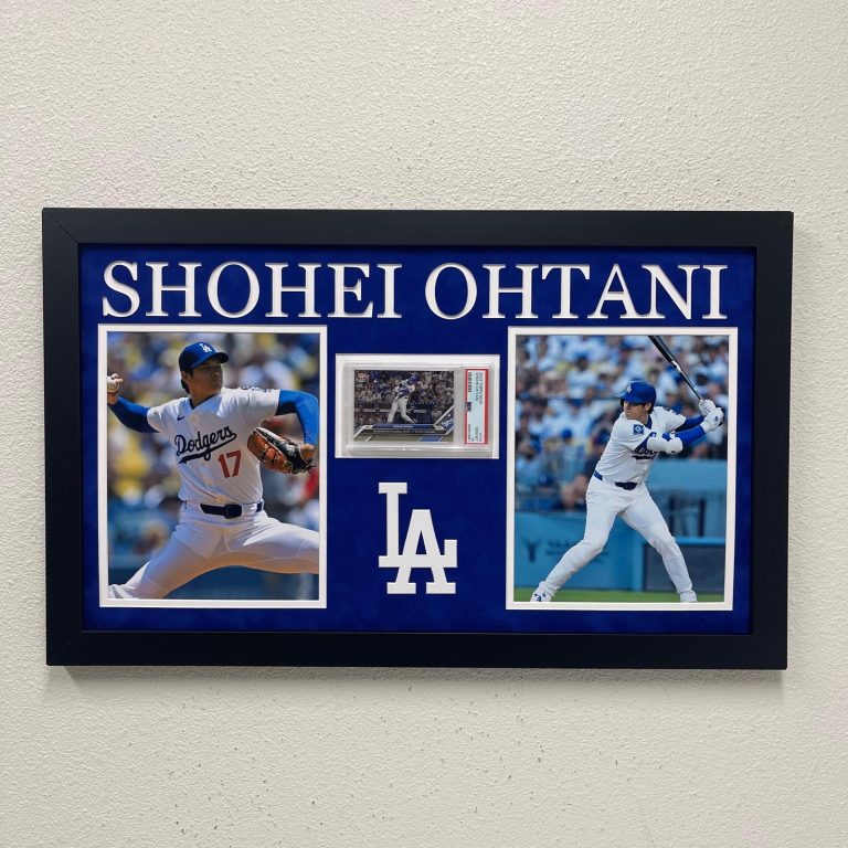 2024 Topps Now #723 Shohei Ohtani PSA GEM MT 10 Custom Display Frame Dodgers