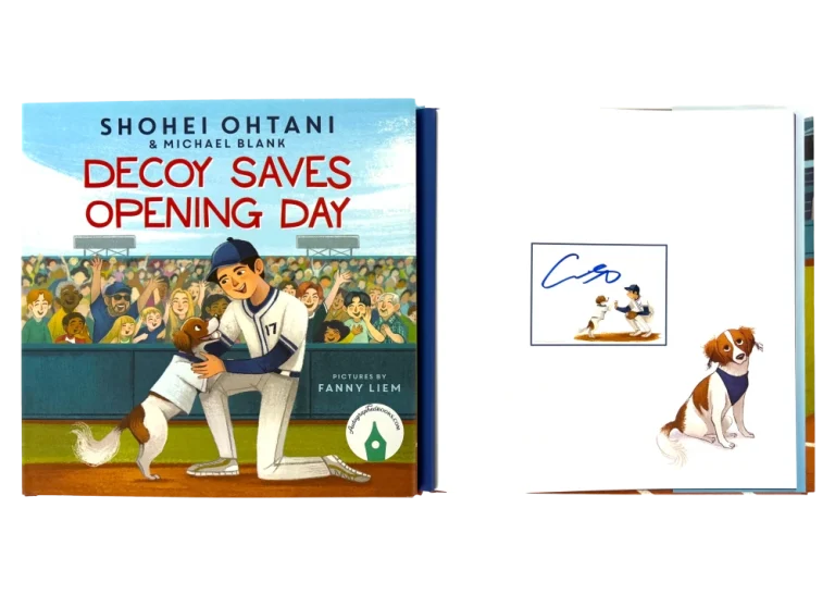 Shohei Ohtani Signed Autograph Decoy Saves Opening Day Book - LA Dodgers Star