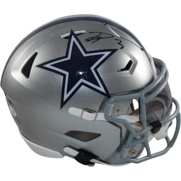 George Pickens Autographed/Signed Dallas Cowboys Mid-Size Midi Helmet JSA 56173
