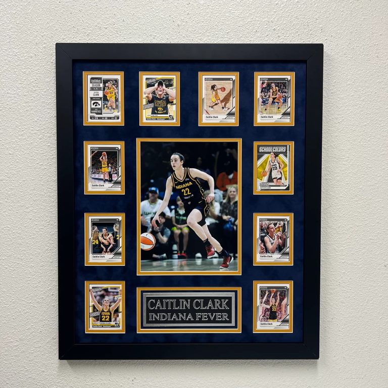Caitlin Clark 10-Card Custom Display Frame Indiana Fever