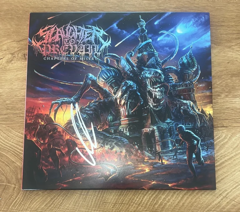 * ALEX TERRIBLE * signed vinyl album * CHAPTERS OF MISERY * SLAUGHTER TO PREVAIL