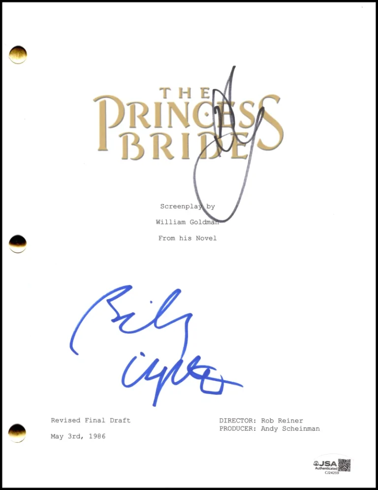 Mandy Patinkin Billy Crystal Signed Autograph The Princess Bride Script  JSA COA
