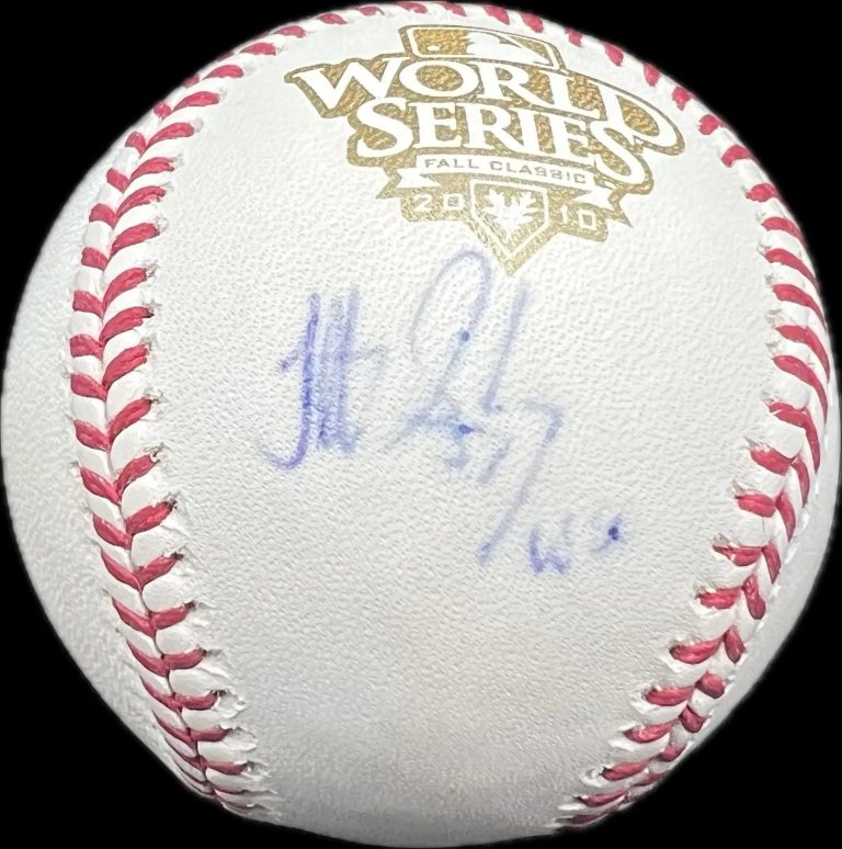 Jonathan Sanchez San Francisco Giants Signed Baseball MLB PSA