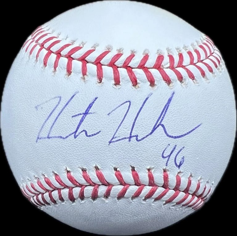 Heath Hembree Signed Baseball MLB PSA
