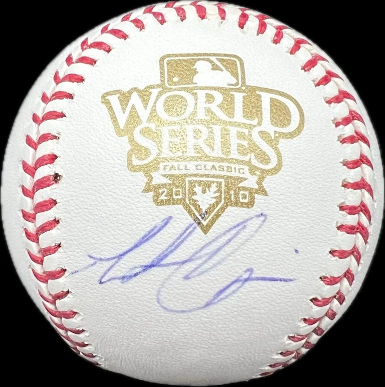 Matt Cain San Francisco Giants Signed Baseball MLB PSA