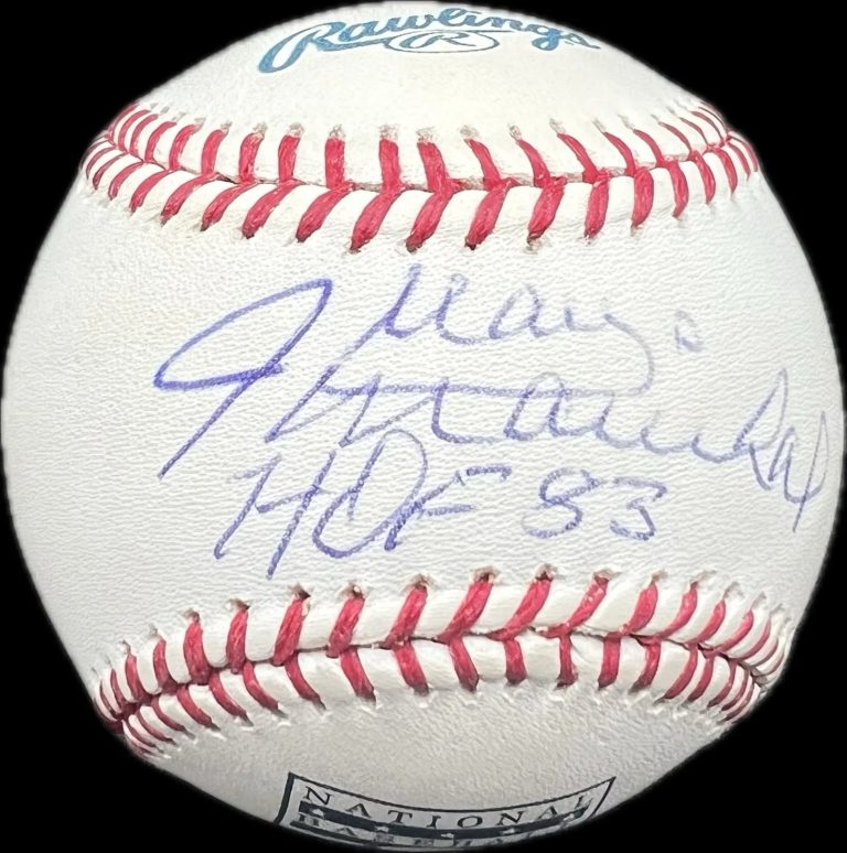 Juan Marichal San Francisco Giants Signed Baseball MLB PSA