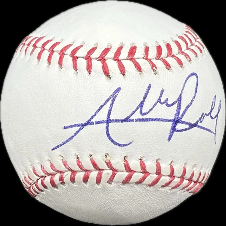 Addison Russell Chicago Cubs Signed Baseball MLB PSA
